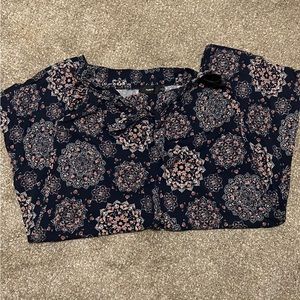 Torrid Linen Mandala Pants Size 2.